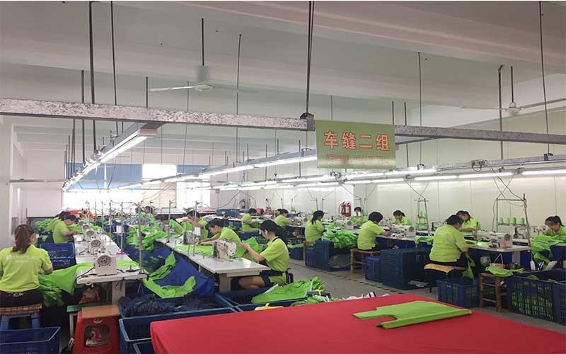XIAMEN GREENLIKE BAG CO.,LTD Produktionslinie des Herstellers